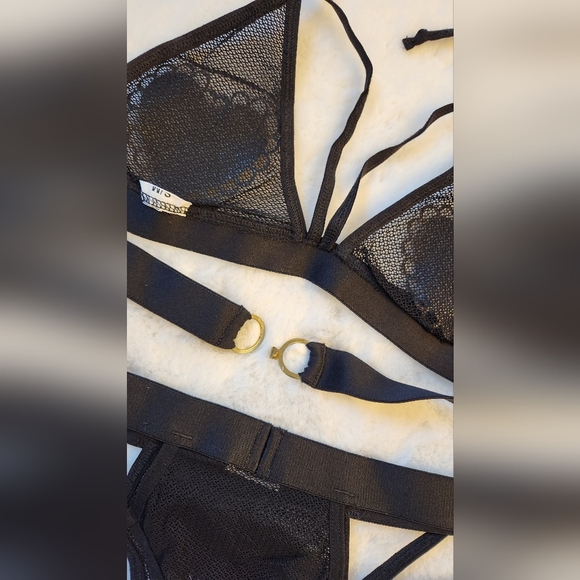 NWOT Black Bra and Panty Set - Picture 3 of 10
